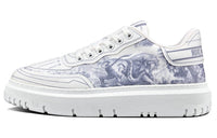 DIOR Addict Low Top Stylish Skateboarding Shoes Women's White