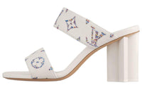 LOUIS VUITTON Silhouette Slip-Resistant Slide Slippers Women's Beige