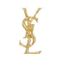 SAINT LAURENT Brass Brooches Women's Gold