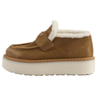 PRADA Loafers 5cm Women's Brown