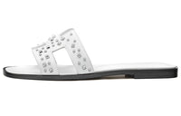 HERMES Oran Stylish Sandals Women's White