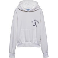 PRADA Logo Printed Long Sleeved Hoodie