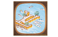 LOUIS VUITTON Silk Silk Scarves Women's