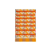 HERMES Cashmere Knit Scarves Unisex Camel/Orange