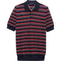 PRADA SS24 Polo Shirt Men's Red