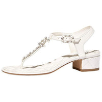 CHANEL Stylish Sandals Women's White