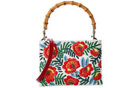 MIU MIU Embroidery Crossbody Bag, Shoulder Bag, Handbag Women's Multicolor