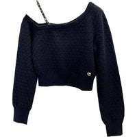 CHANEL Knitwear Women's Dark Blue