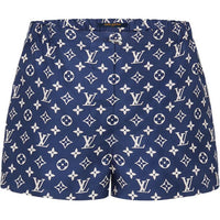 LOUIS VUITTON Pajama Pants Women's Blue