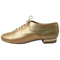 CHANEL Mocassino Casual Single Shoes Women's Gold