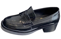 CHANEL Loafers 5cm Women's Black