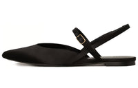 CELINE Wrap-toe Slippers Women's Black