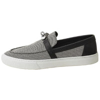 HERMES Game Loafers Men's Black