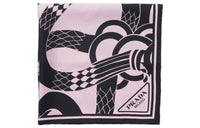 PRADA Silk Scarves Women's Pink