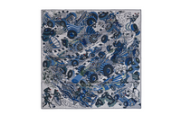 HERMES Silk Scarves Women's Blue