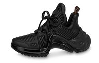 LOUIS VUITTON Slip-Resistant Low-Top Casual Shoes Women's Black