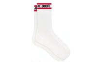 DIOR Mid Calf Socks Women's White