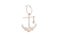PRADA Silver Earrings Men's Silver