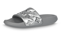 LOUIS VUITTON Waterfront Slide Slippers Men's Silver Gray