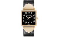 LOUIS VUITTON Wrist Watch Automatic Mechanical Movement Crocodile Leather Strap Black Dial Men's Watches