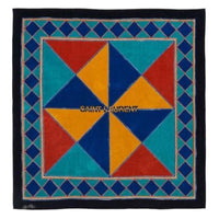 SAINT LAURENT Cotton Knit Scarves Men's Multicolor