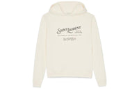 SAINT LAURENT Rive Droite Series Sweatshirts Unisex Milk White