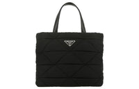 PRADA Nylon Shopping Bag Handbag Unisex Black