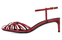 CELINE Slim Heel High Heels Women's Red