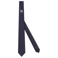 DIOR Silk Ties Men's Marine Blue