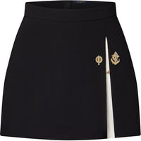 LOUIS VUITTON Graphic Box Pleat Mini Skirt