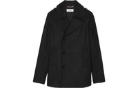 SAINT LAURENT Coat Women's Black