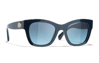 CHANEL Sunglasses Women's Blue