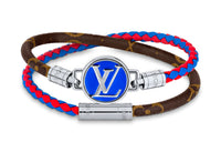 LOUIS VUITTON MULTI XS Bangles Unisex Red Blue Color Scheme