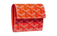 GOYARD MARIGNY Canvas With Leather Coin Purse Women's Orange