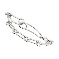 HERMES 925 Sterling Silver Bracelets Women's Silver