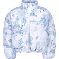 DIOR Kids' Apparel Down Jacket Jackets Coats Blue Kids'