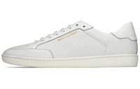 SAINT LAURENT Court Classic SL/10 Perforated White