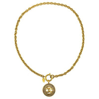 CHANEL 1980s Sunburst Necklace