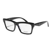 SAINT LAURENT Acetate Square Eyeglass Frames Women's Black