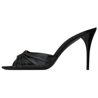 SAINT LAURENT Slide Slippers 9cm Women's Black
