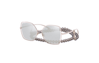 CHANEL Sunglasses Women's Silver Frame With Gold Lens