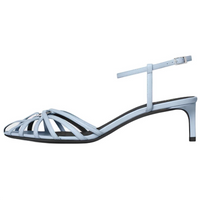 CELINE Triomphe Strap Sandals 5cm Women's Light Blue