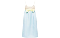 MIU MIU SS22 Slip Dress Women's Blue