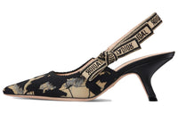DIOR J'Adior Slim Heel High Heels 6.5cm Women's Black Rice