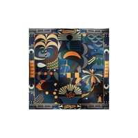 HERMES Silk Scarves Women's Multicolor