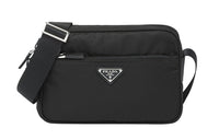 PRADA Fabric Portable Crossbody Bag Shoulder Bag Women's Black