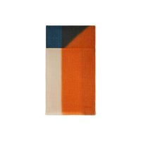 HERMES Cashmere Knit Scarves Men's Multicolor