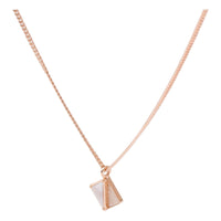 PRADA 18K Rose Gold Necklaces Unisex Gold