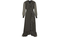 CELINE Long Sleeved Dresses Women's Black