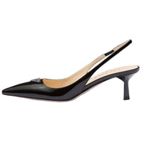 PRADA Slim Heel High Heels 5.5cm Women's Black